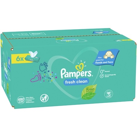 Servetele Pampers Fresh Clean, 6x80 buc - imagine 4