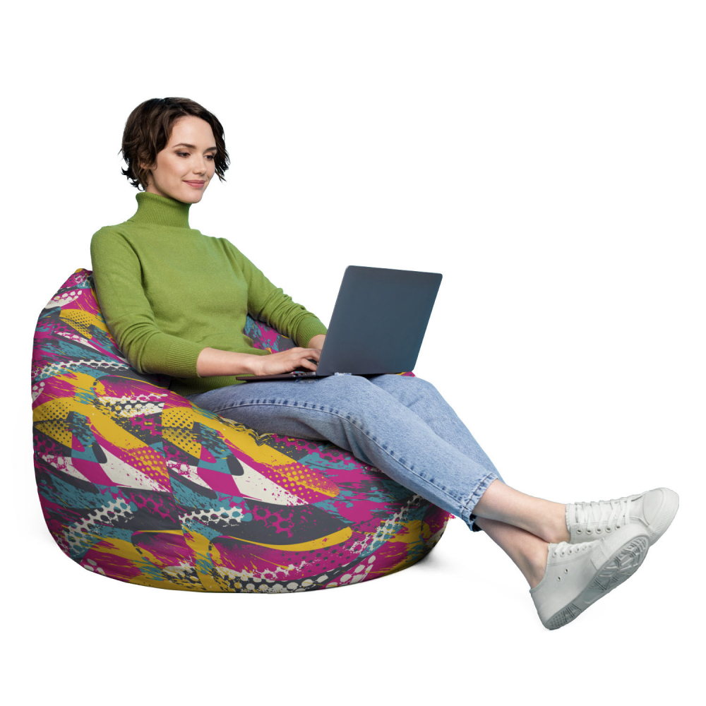 Husa Bean Bag Para XL Graffiti - Updeco - imagine 4