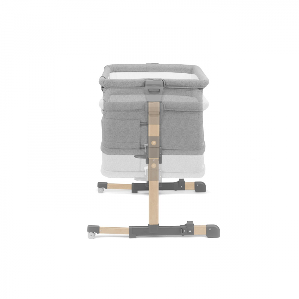 Patut 3 in 1 Kinderkraft Neste Grow Gri Deschis - imagine 2