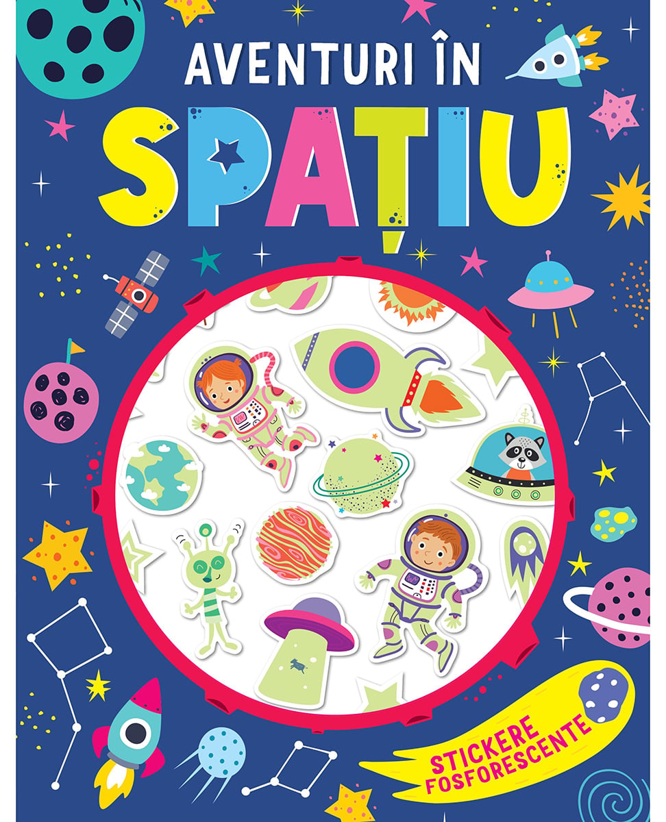 Kreativ - Aventuri în spațiu cu stickere fosforescente