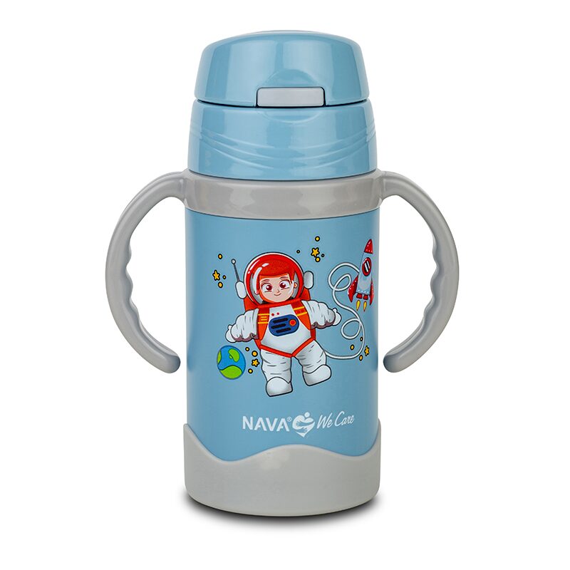 Sticla Termo Nava We Care 300ml Albastru - imagine 2