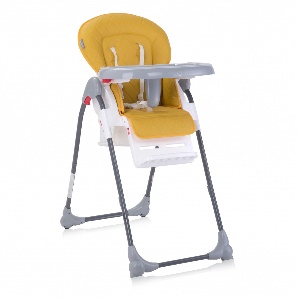 Scaun de masă Lorelli Dulce Lemon Curry, Piele Ecologică - imagine 2