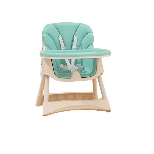 Scaun de masa 2in1 Little Mom Modern Green - imagine 7