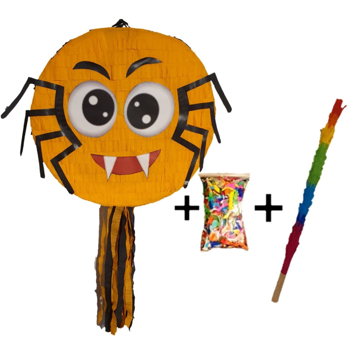 Pinata Paianjen PinaStar cu Bat si Confetti