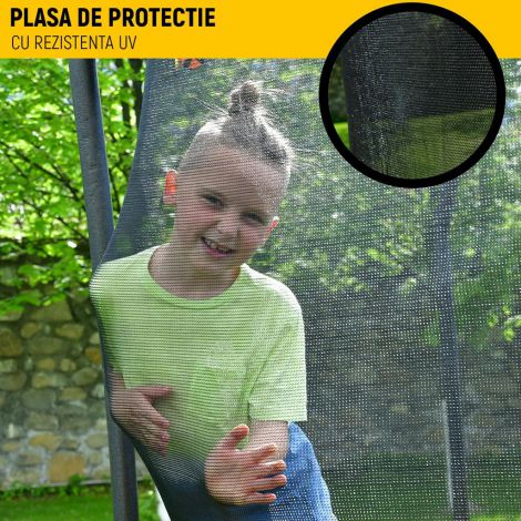 Trambulina Flex Epic 300 Progressive, 305 cm, Plasa Protectie - imagine 3