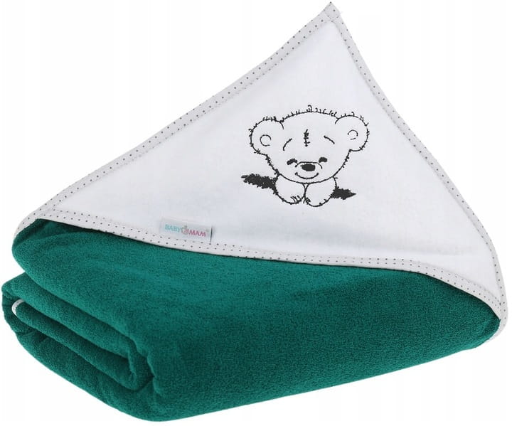 Prosop Baie BabyMam cu Gluga, 100% Bumbac - imagine 8