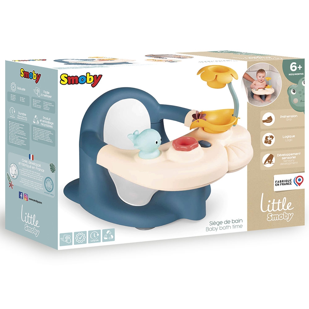 Scaun Baie Smoby Baby Bath Time Albastru Siguranță - imagine 6