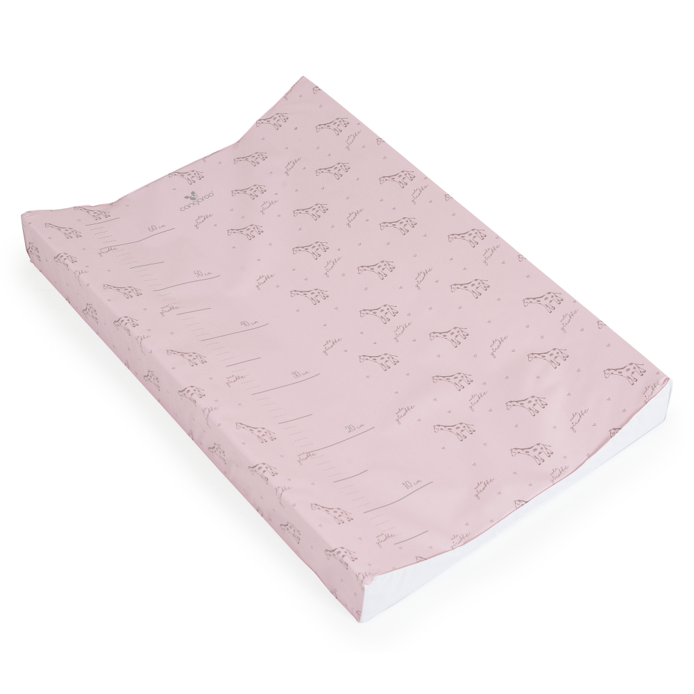 Saltea infasat Cangaroo Pink Giraffe 44x67 cm
