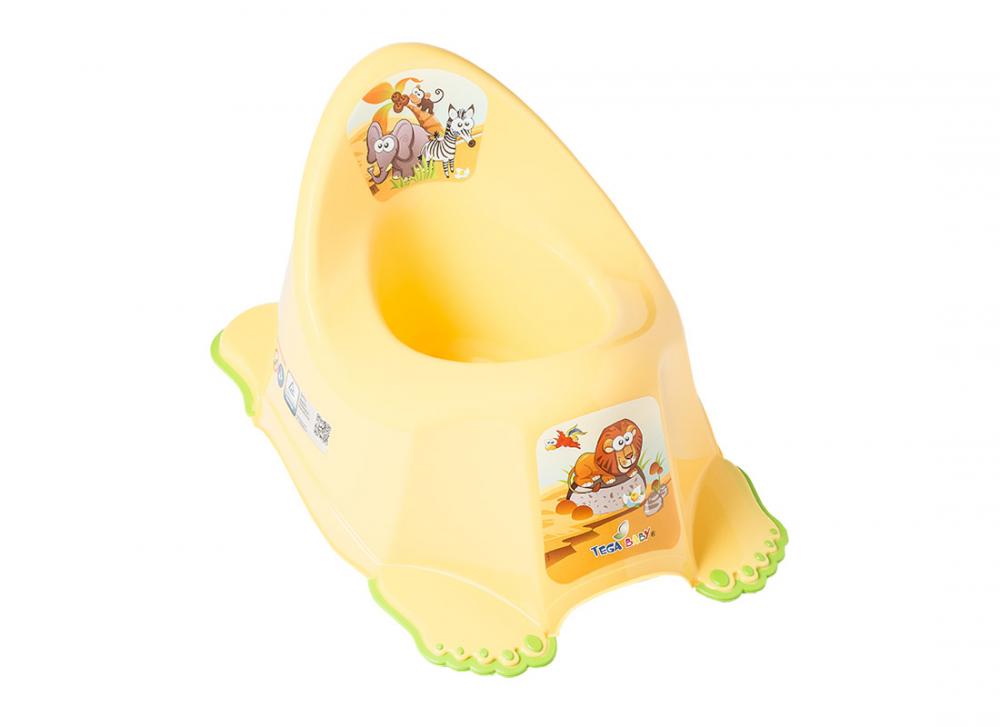 Olita Anti-derapantă Safari Galbenă Tega Baby