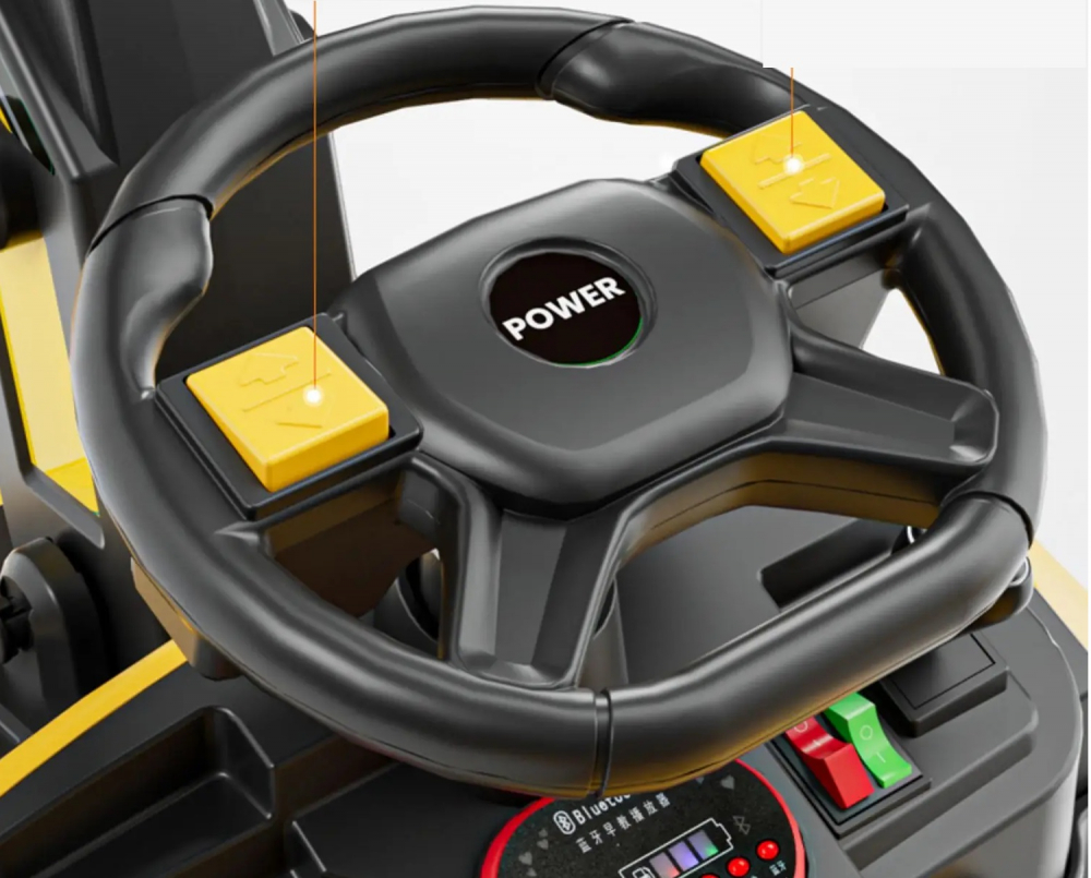 Mașinuță Electrică Nichiduta Bonet cu Remorcă - imagine 2