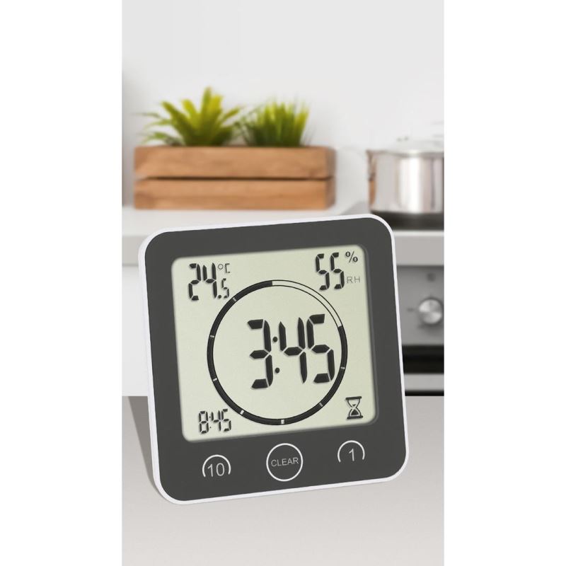 Ceas Digital TFA cu Timer și Termohigrometru - imagine 4