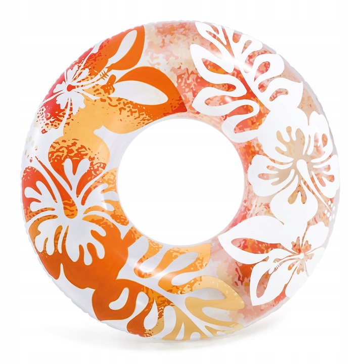 Colac Gonflabil Intex 91 cm Orange Flowers - imagine 4