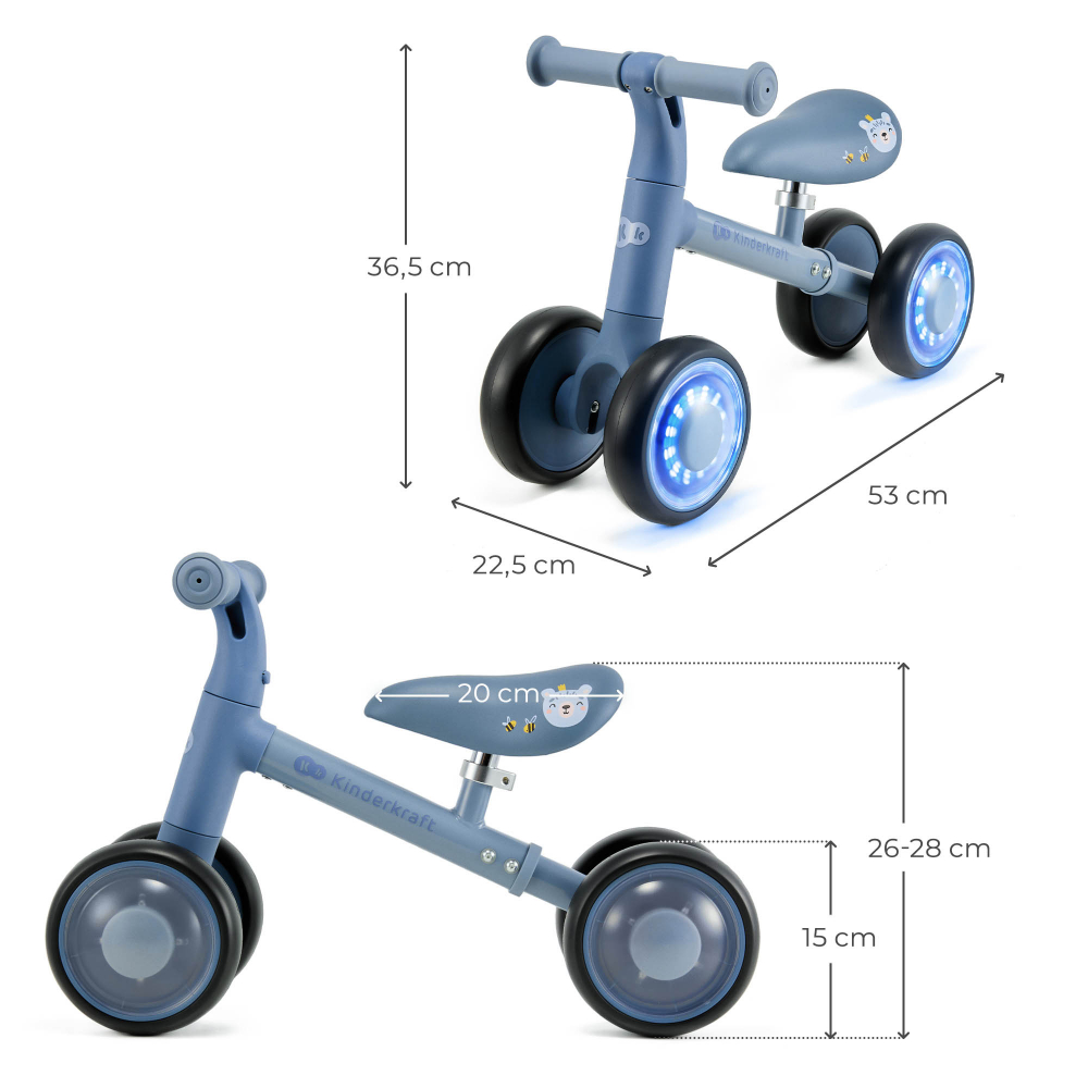 Kinderkraft CUTIE FLASH - Ride On Dezvoltare Copii - imagine 2