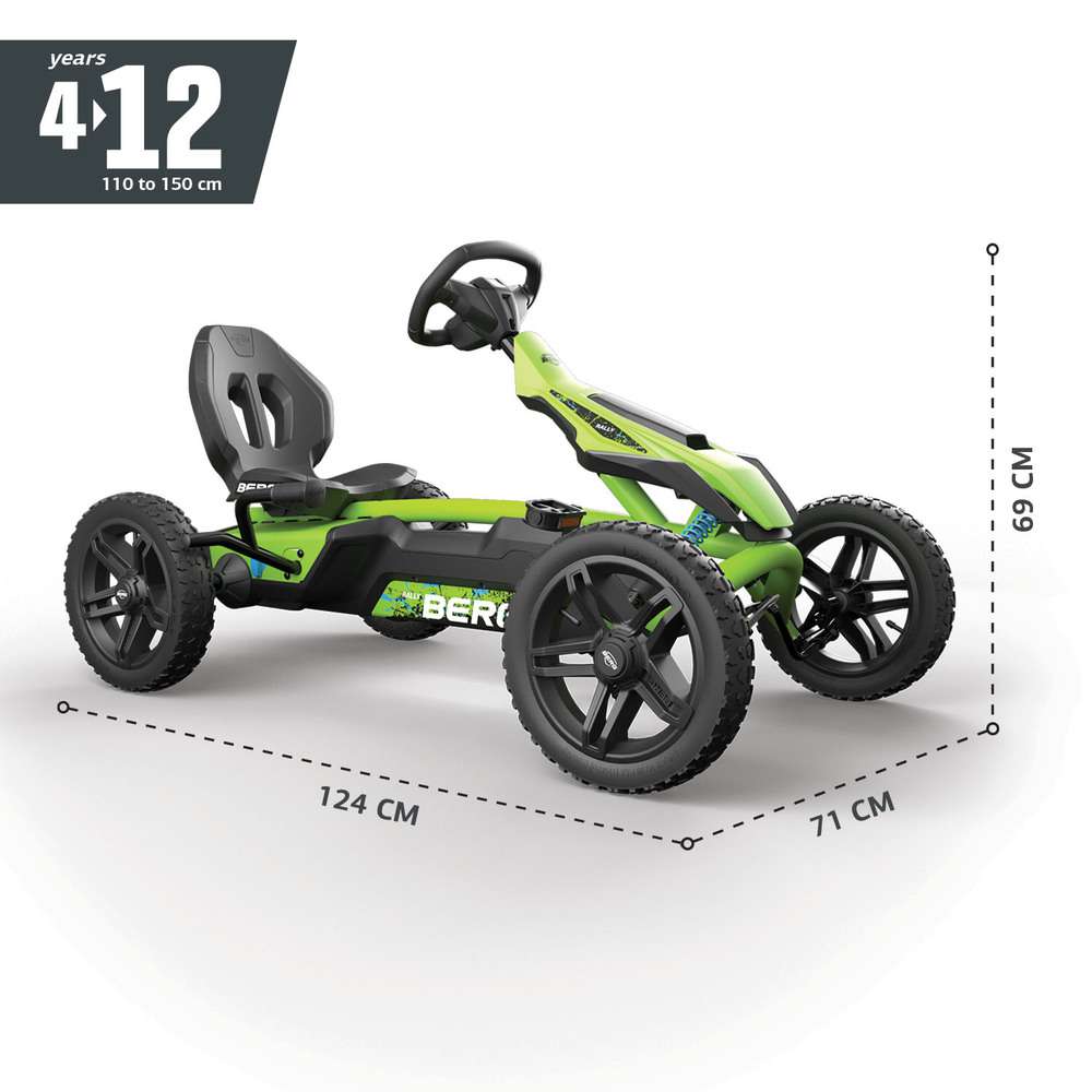 Berg Rally DRT Verde - Kart Profesional - imagine 3