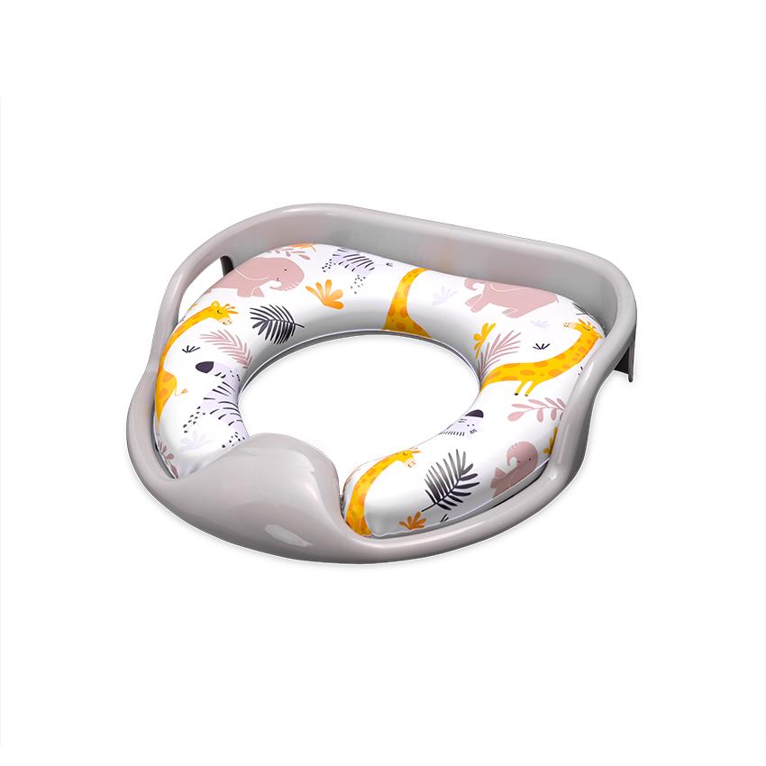 Reductor Toaletă Lorelli cu Manere Grey Animals - imagine 2