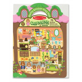 Abtibilduri pufoase Melissa & Doug - Casuta Veveritelor