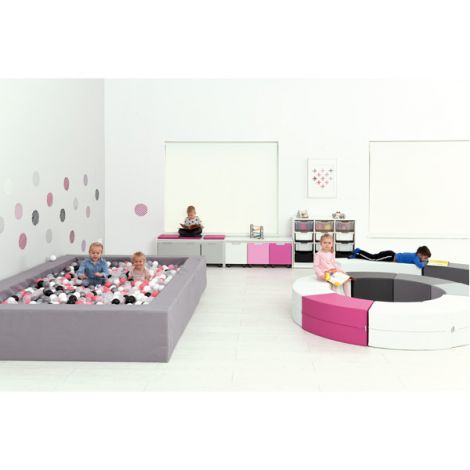 Piscina Bile Roz Moje Bambino 2x3m - Sigură și Confortabilă - imagine 12