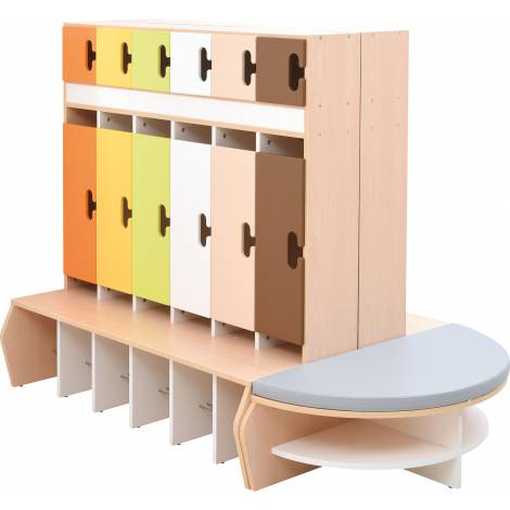 Bancută Vestiar Chameleon cu Saltea | Moje Bambino - imagine 4