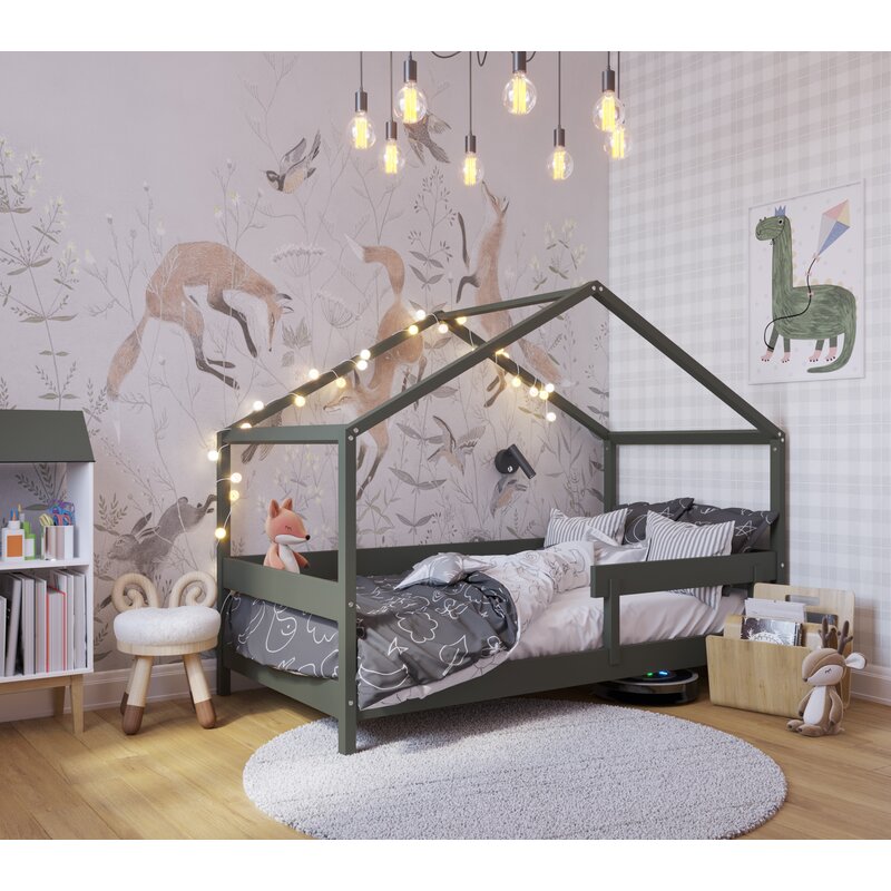 Pat Casuta YappyKids 160x80 cm Lemn FSC Verde