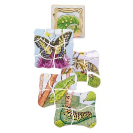 Puzzle Stratificat Fluturele Beleduc - Educațional - imagine 3