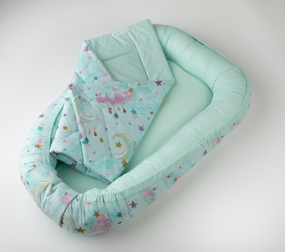 Babynest Luna Mint Maradalia - Siguranță și Confort - imagine 2