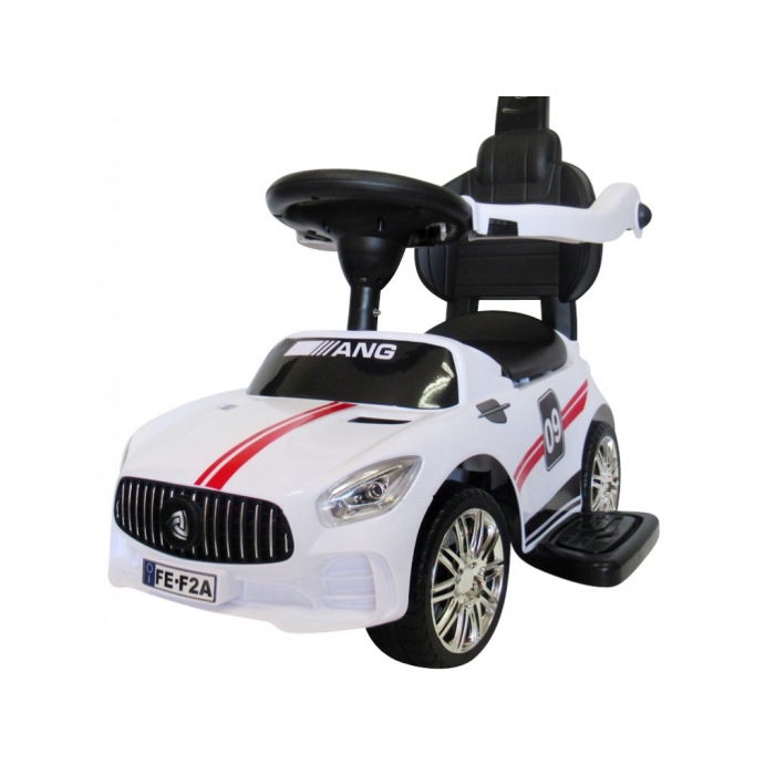 Mașinuță de Împins R-Sport J7 Alb cu Protecție