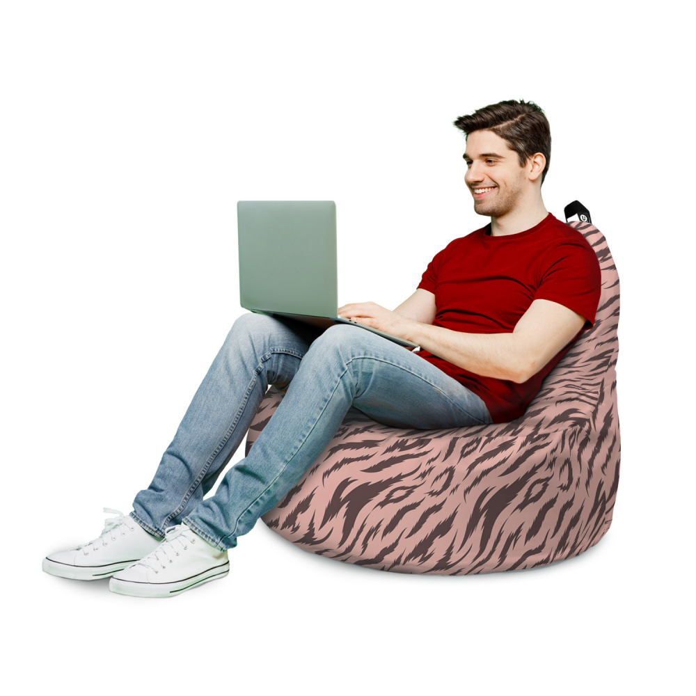 Fotoliu Puf Updeco Big Chill Pink - imagine 3