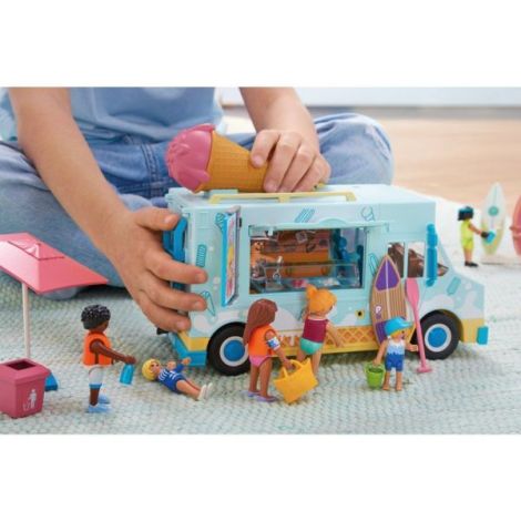 Playmobil Stand Inghetata si Surf Shop - Joc Creativ - imagine 4