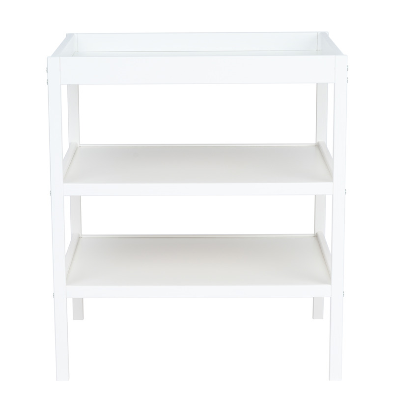 Masuta de schimbat Qmini Alb cu 2 polite - imagine 3