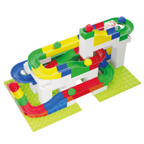Jucărie Construcție Hubelino Marble Run 123 piese - imagine 2