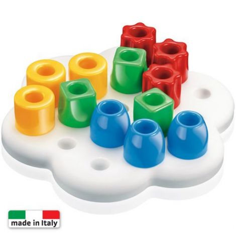 Quercetti Chunky Peggy 12 - Joc Educativ 1-4 Ani - imagine 3