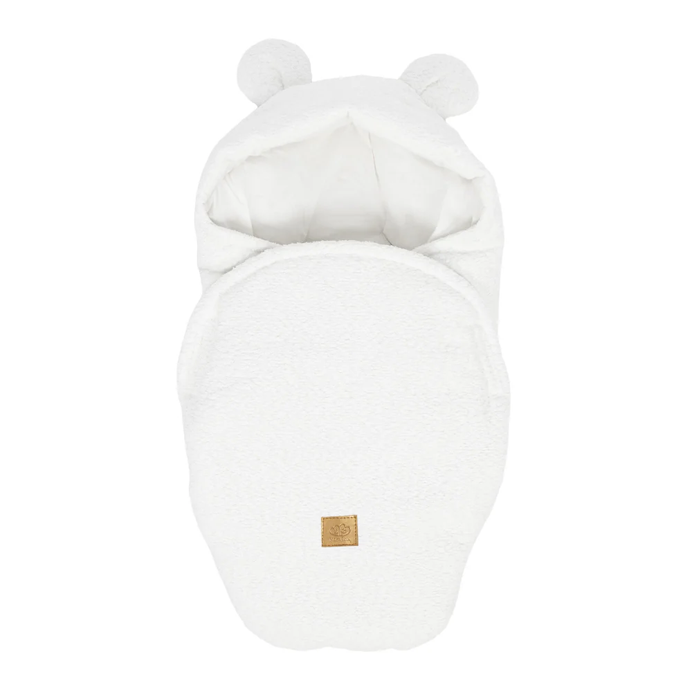 Paturica Meowbaby® Teddy Ears Alb - Bumbac OEKO-TEX - imagine 7