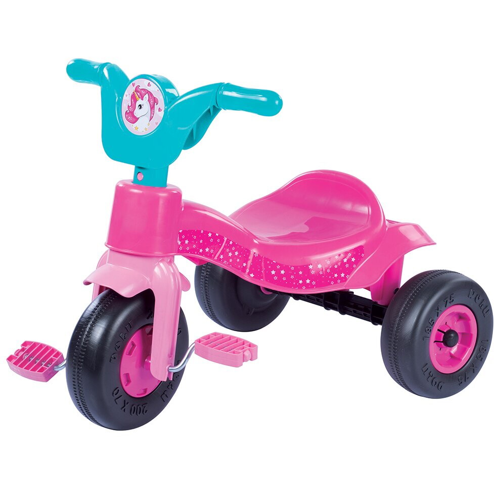 Tricicleta Dolu Unicorn, cu cosulet, roz - imagine 5