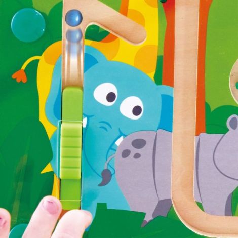 Labirint Magnetic Jungla Hape | Jucărie Lemn - imagine 4