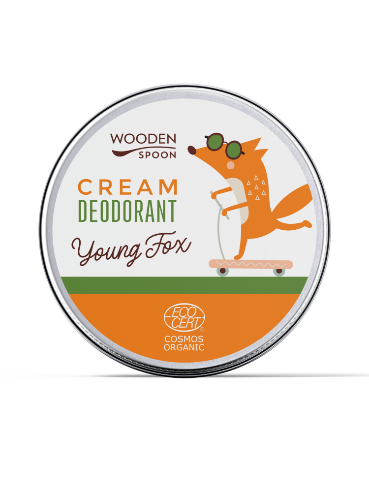 Deodorant Crema Young Fox Bio 60ml Wooden Spoon