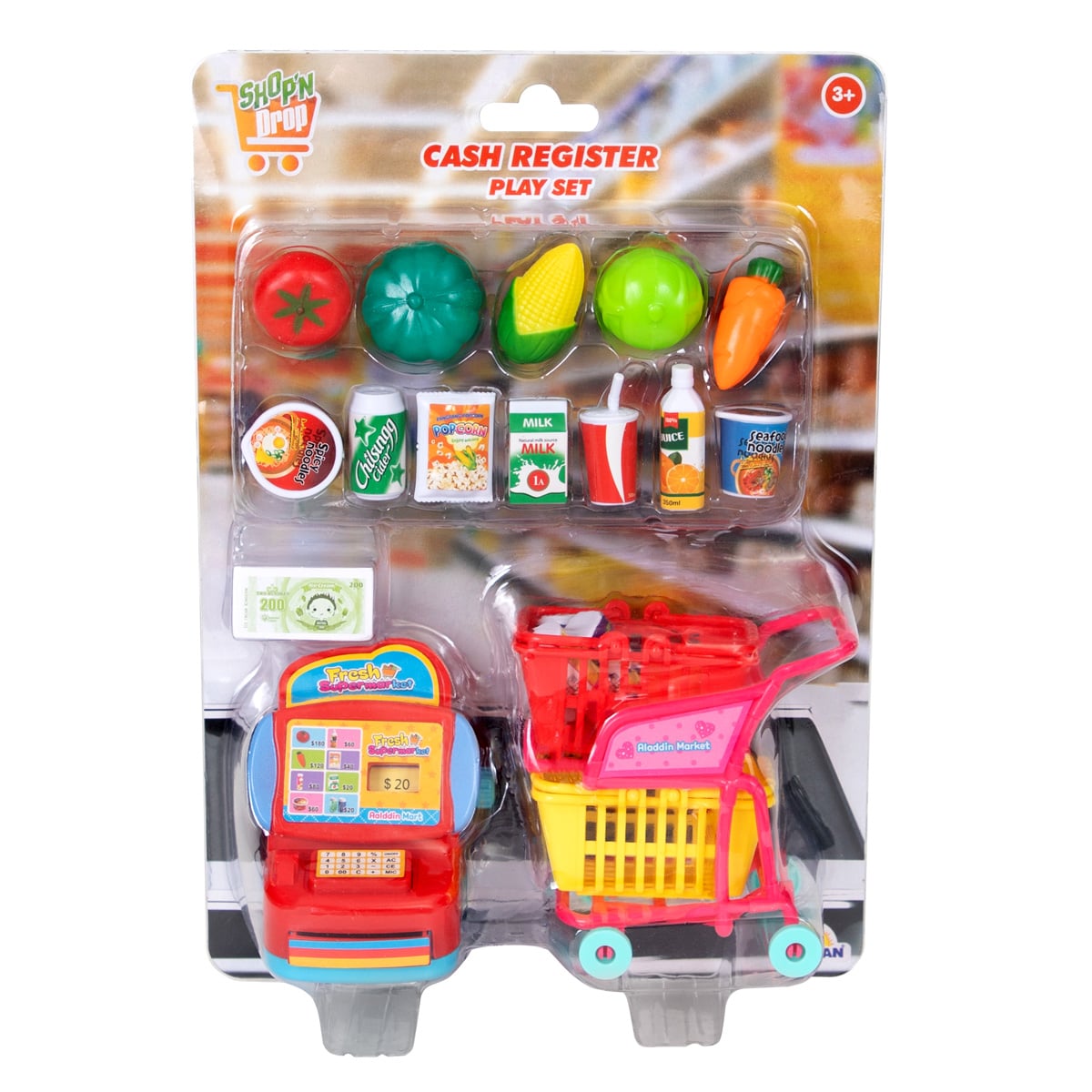 Set Supermarket Shopn Drop Jucarii Imitatie