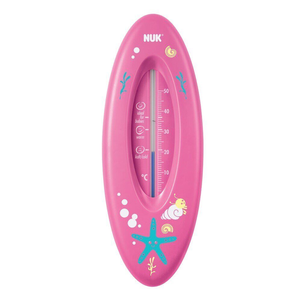 Termometru Baie NUK Ocean Roz, cu Ulei de Rapiță - imagine 2