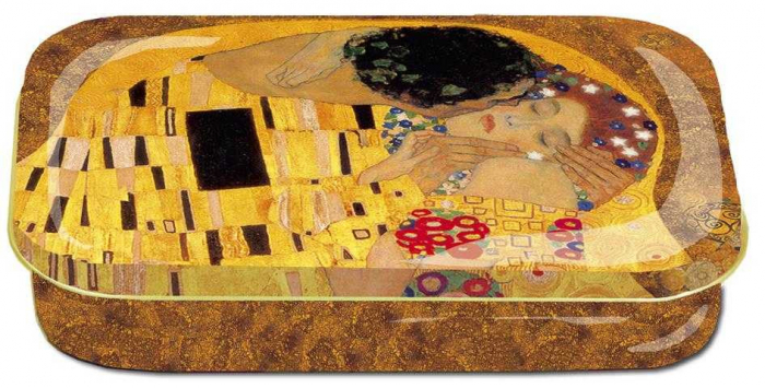 Cutie Metalica Klimt Fridolin - Decorativă
