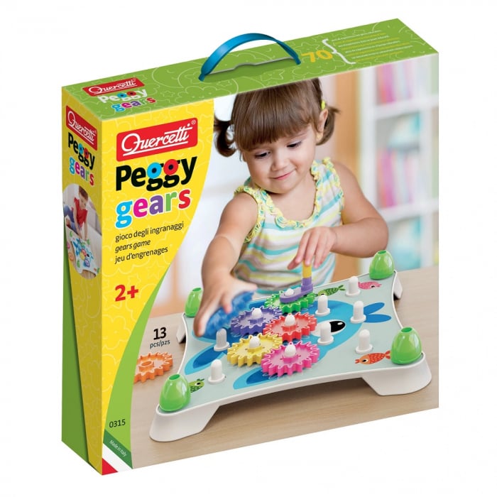 Quercetti Peggy Gears | Jucarie Educativa Constructie