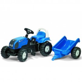 Tractor Rolly Toys Landini cu remorca