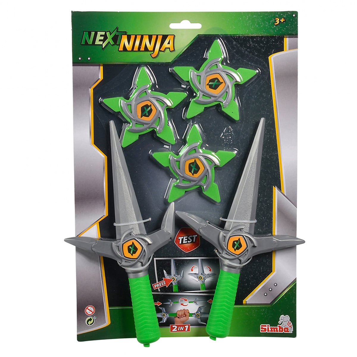 Set Ninja 2 Arme și 3 Stele Simba