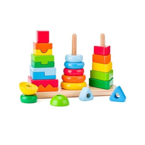 Jucarie Didactica Lemn Woodyland | Forme Geometrice - imagine 2