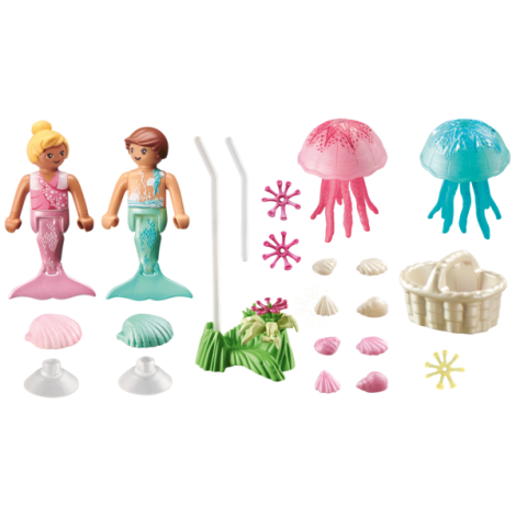 Playmobil Copii Sirene cu Meduze Jucarie - imagine 3