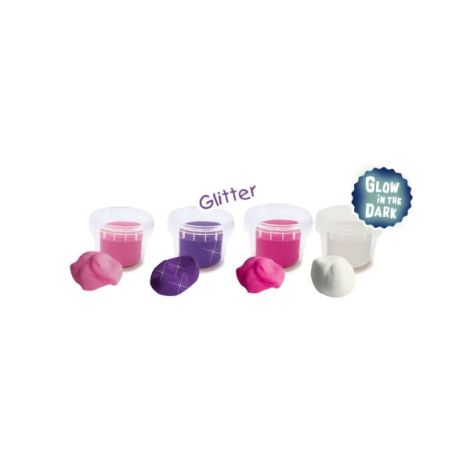 Plastilina Unicorn Fosforescentă Ses Creative - imagine 2