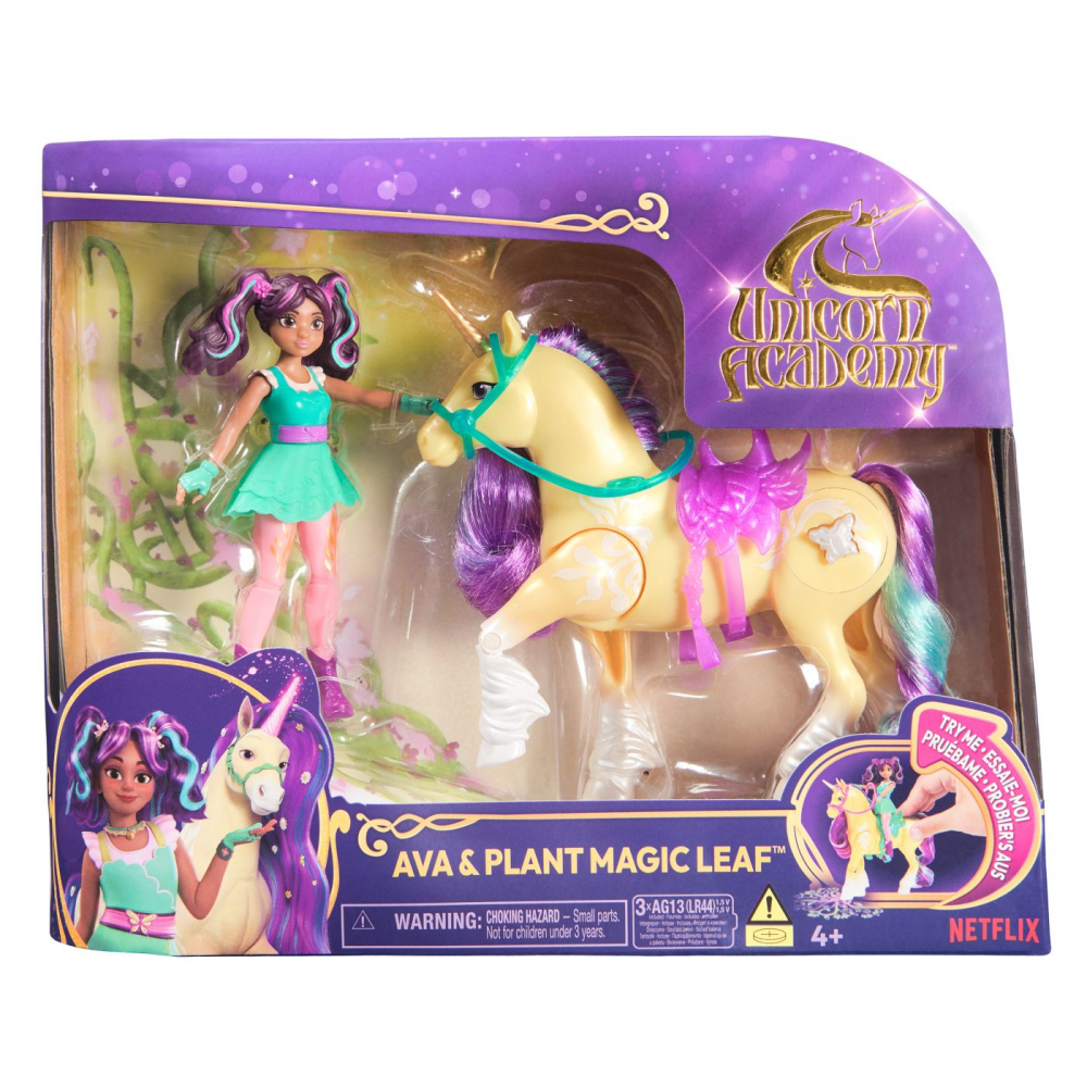 Set Păpușă Ava și Unicornul Leaf - Spin Master