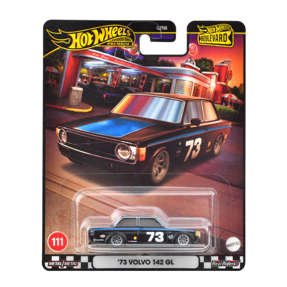 Hot Wheels Volvo 142 GL 1:64 Premium Metal