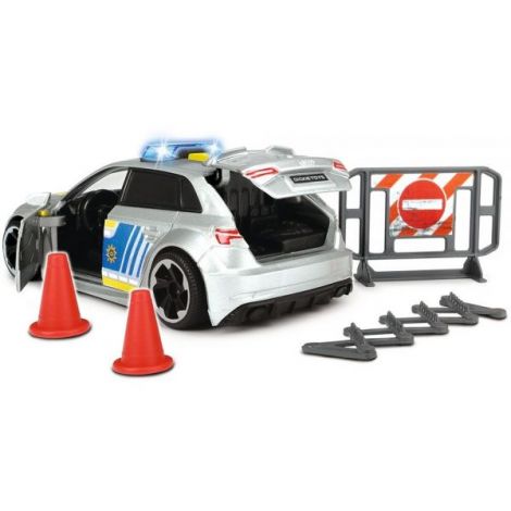 Dickie Toys Audi RS3 Politie 1:32 cu Lumini - imagine 2