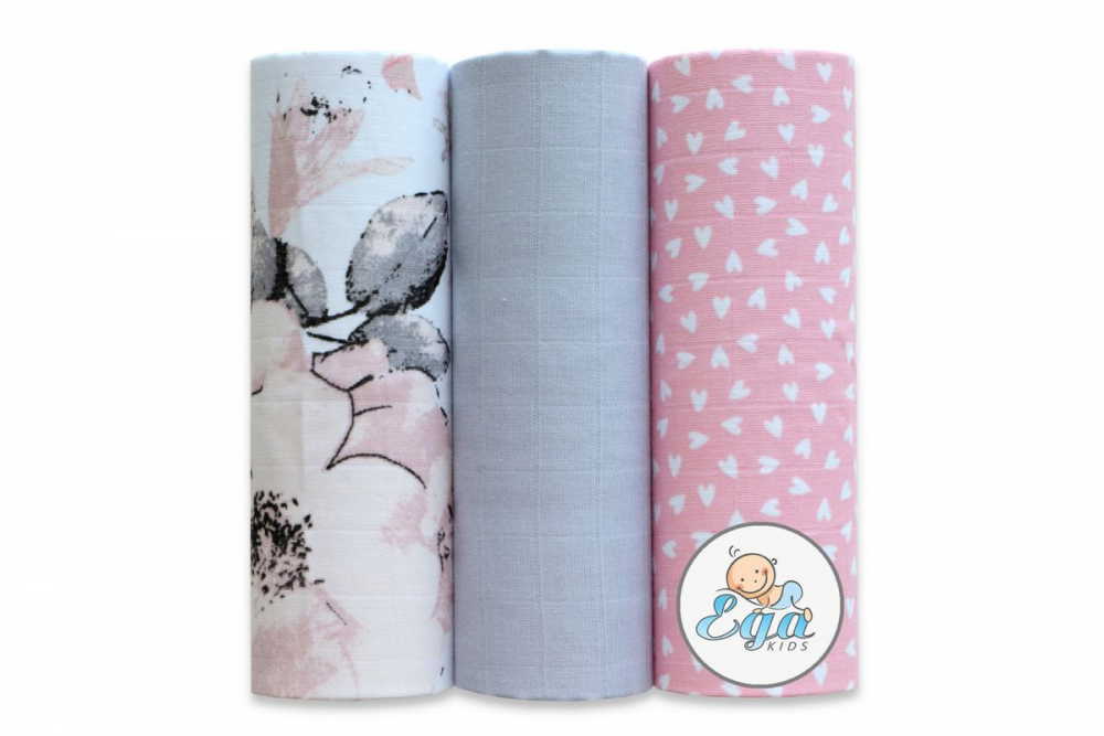 Egakids Set 3 Scutece Bumbac 60x80cm
