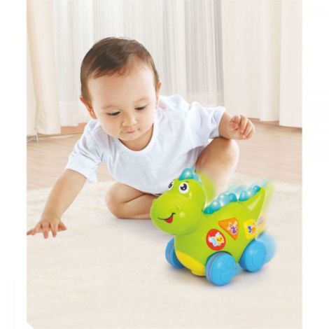 Dinozaur Interactiv cu Lumini și Sunete - Jucării Bebe - imagine 4