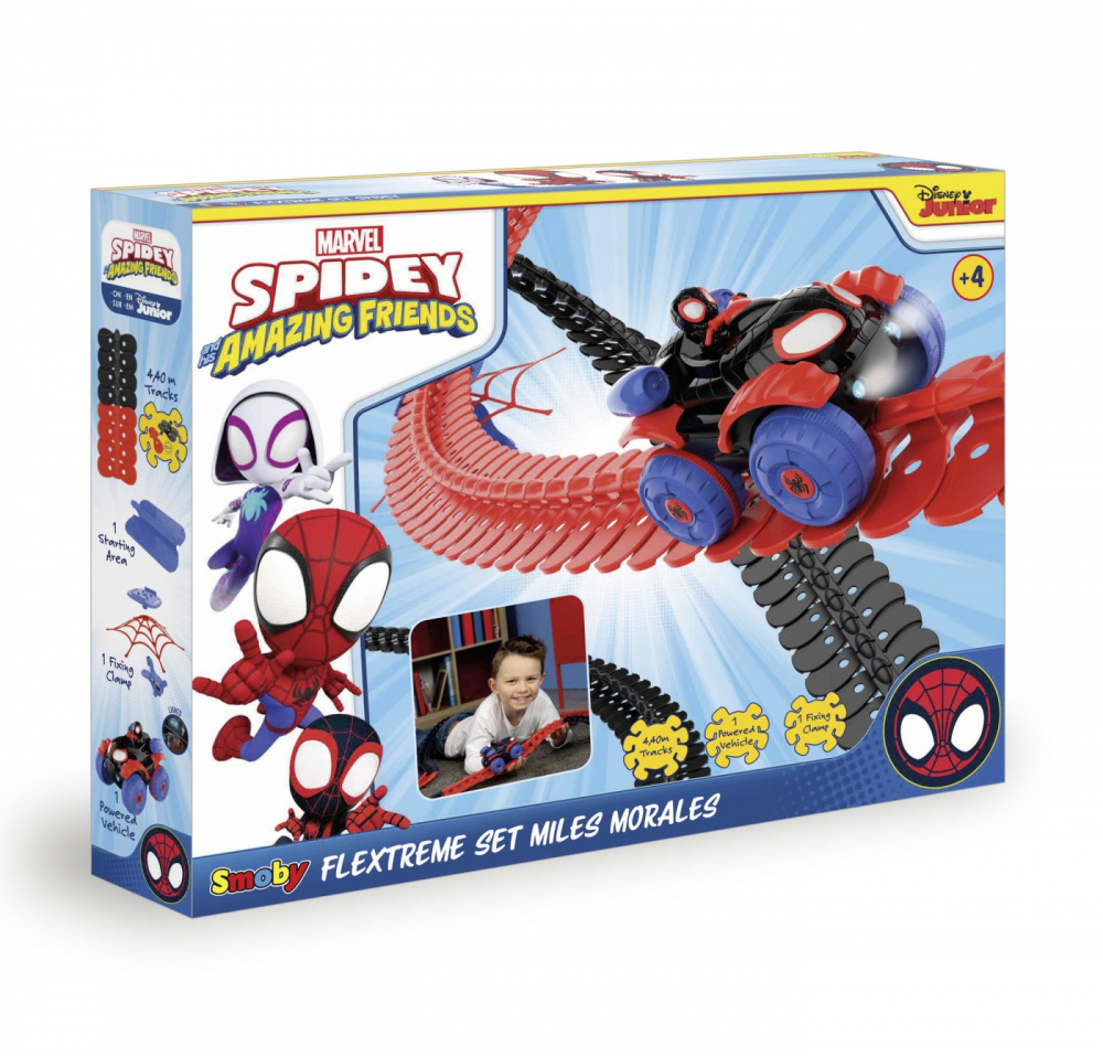 Smoby Spidey Circuit Flextreme Miles Morales
